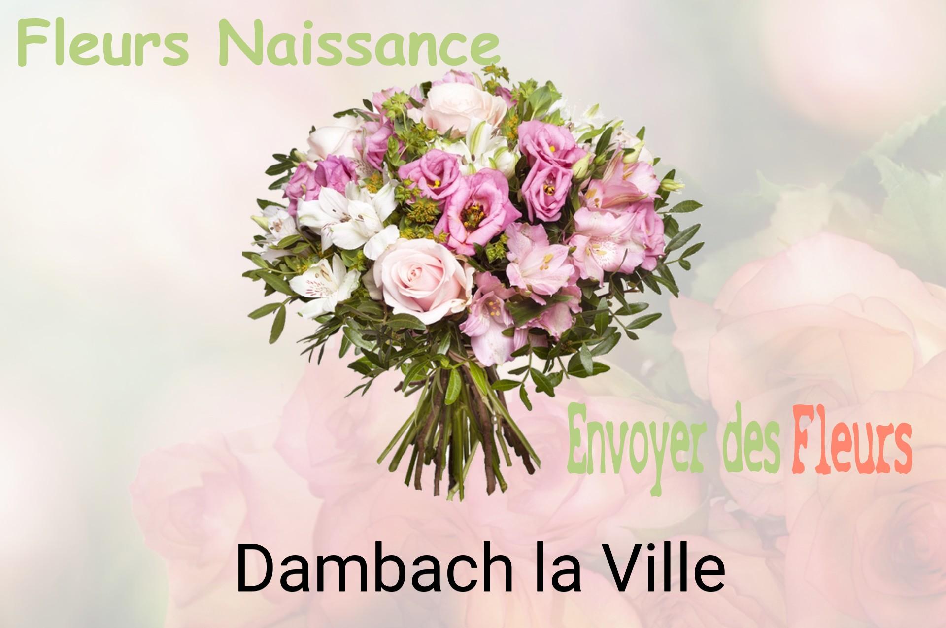 Bouquet de fleurs de naissance livré à Dambach-la-Ville
